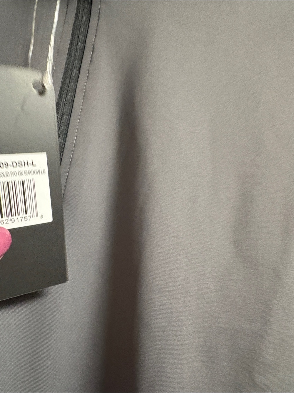Men's Performance half zipper Top - Gray